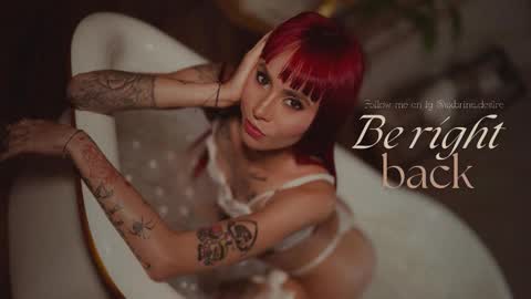 Sabrina online show from November 3, 7:59 pm