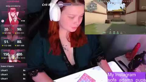 Snapshot of _sofia_adam_ chatting on October 14, 9:56 am pups online show from October 14, 9:56 am