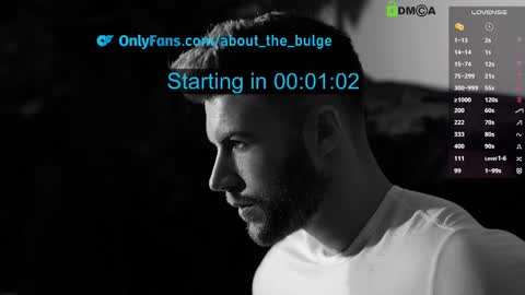 Snapshot of about_the_bulge chatting on February 17, 8:49 pm about_the_bulge online show from February 17, 8:49 pm