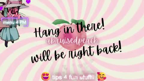 Peach online show from June 20, 3:02 am