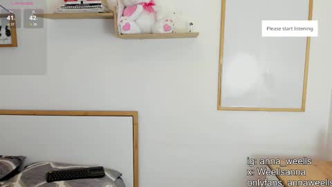  Anna Weells  online show from November 13, 9:50 pm