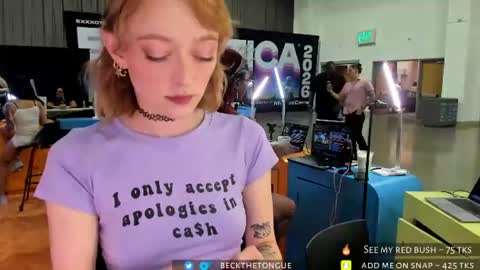 Beck the tongue online show from June 27, 7:53 pm