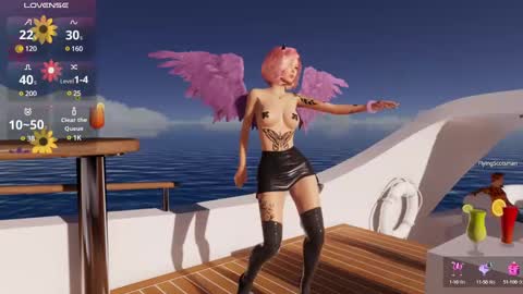 Snapshot of bellazomb chatting on March 11, 8:20 pm bellazomb online show from March 11, 8:20 pm