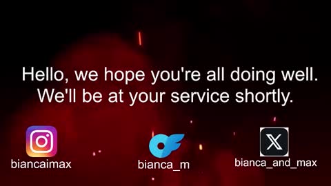 bianca and maxwell online show from October 12, 1:59 pm