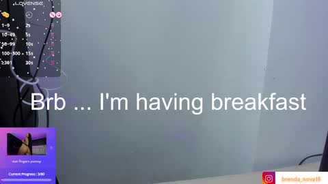 Snapshot of brenda_nova18 chatting on February 18, 2:49 pm Brenda online show from February 18, 2:49 pm