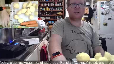 Cookie - I do cooking streams occasionally. Next stream  online show from December 27, 1:18 pm