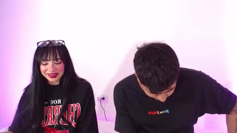 Snapshot of coupsextop chatting on October 13, 5:42 am Juli and Liam online show from October 13, 5:42 am