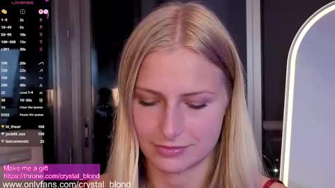 Crystal online show from November 27, 9:55 pm