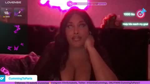 Cumming To Mistress Isabella Cummings online show from December 8, 5:39 am