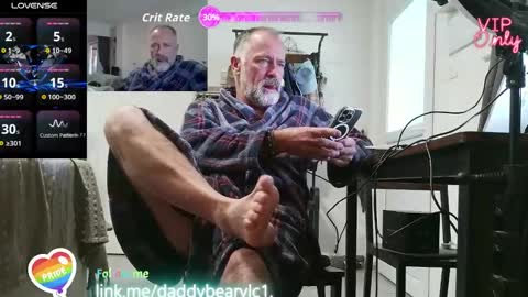 DaddyBear online show from February 4, 1:59 pm
