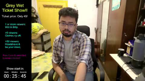 Grey Hardy Slave online show from August 7, 4:27 pm