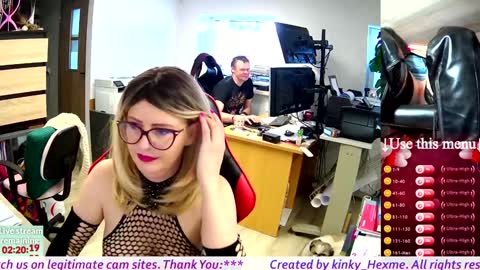 hexme_kinky_office online show from February 4, 9:38 am