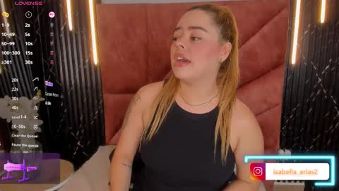 Snapshot of isabella_arias1 chatting on February 27, 10:22 am Isabella Arias online show from February 27, 10:22 am