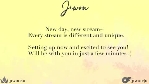 Snapshot of jiwon4u chatting on February 24, 12:16 pm Jiwon online show from February 24, 12:16 pm