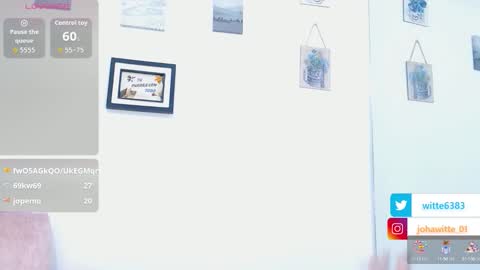 Snapshot of johanawittee chatting on October 3, 5:59 am Johana online show from October 3, 5:59 am
