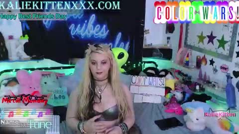 KalieKitten online show from June 8, 9:05 pm