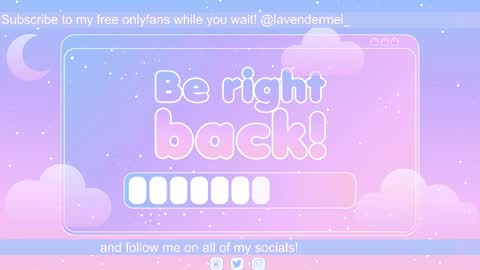LavenderMei online show from May 7, 7:09 pm