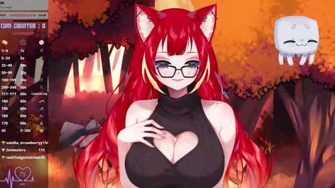 Snapshot of lewdfoxy_vt chatting on October 5, 3:41 pm Kira online show from October 5, 3:41 pm