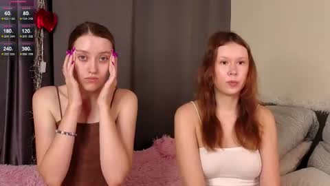 Hello our names are Kate and Alice this is our first day here. online show from July 29, 1:05 am