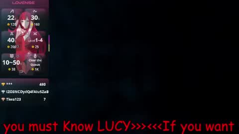 Lucy online show from June 13, 2:55 am