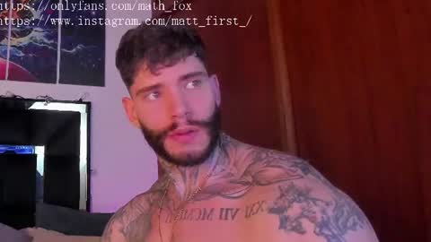 matius foxter online show from July 28, 10:31 pm