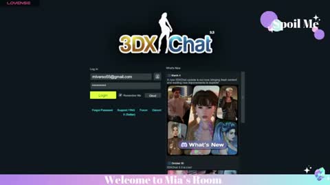 Mia online show from July 20, 1:30 am