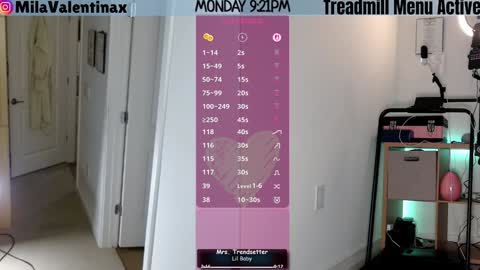 Mila Valentina online show from March 17, 1:21 am