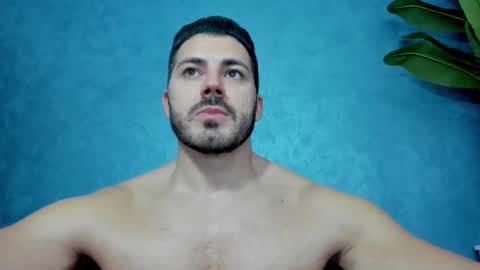 Snapshot of muscularmaster chatting on October 22, 9:49 pm muscularmaster onlyfans online show from October 22, 9:49 pm