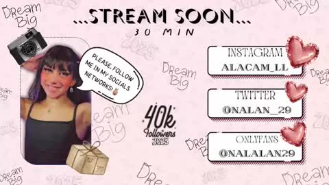 Onlyf4s nalalan29 online show from February 1, 6:10 am