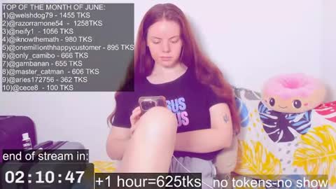 only_sarah1 online show from June 27, 11:00 pm