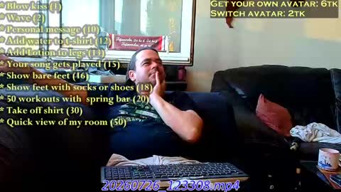 Chris online show from July 27, 6:27 pm