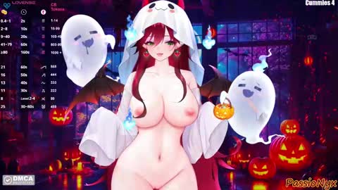 Snapshot of passionyx chatting on October 28, 4:02 am Succubus Nyx online show from October 28, 4:02 am