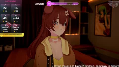 Snapshot of puppyinu chatting on March 7, 4:56 am Inuyama Wanko online show from March 7, 4:56 am