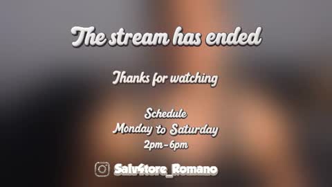 Salvatore online show from July 17, 9:55 am