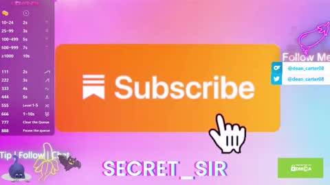 Dean Carter online show from November 1, 11:59 pm