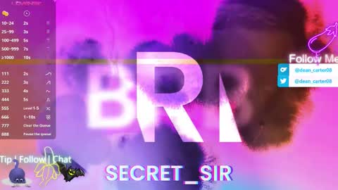 Dean Carter online show from February 13, 12:03 am