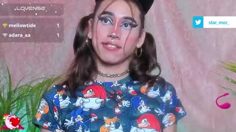 Snapshot of star_mor_ chatting on January 25, 2:37 am  estrellita online show from January 25, 2:37 am