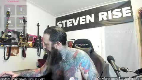 StevenRiseNYC online show from March 13, 2:09 pm