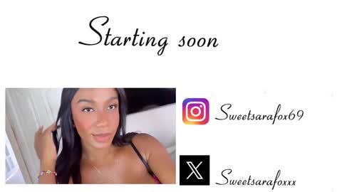 Snapshot of sweetsarafoxxx chatting on October 13, 3:58 pm Sara Sofia Libra online show from October 13, 3:58 pm