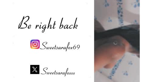 Snapshot of sweetsarafoxxx chatting on February 10, 9:58 pm Sara Sofia Libra online show from February 10, 9:58 pm