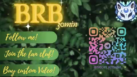 trickykitsune online show from July 27, 3:20 pm