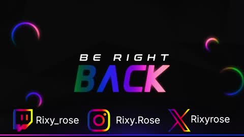 RixyRose online show from September 22, 2:59 am