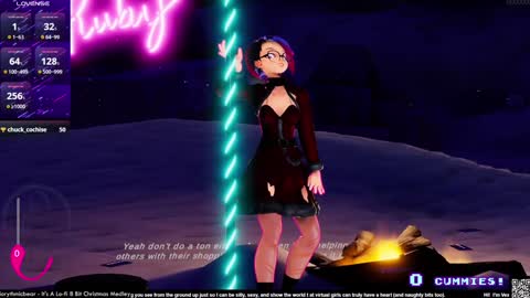 Snapshot of vexruby chatting on December 5, 11:12 pm Vex Ruby online show from December 5, 11:12 pm