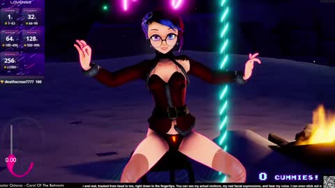 Snapshot of vexruby chatting on December 7, 2:03 am Vex Ruby online show from December 7, 2:03 am