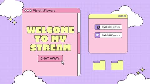 Violet Flowers online show from February 3, 12:25 am