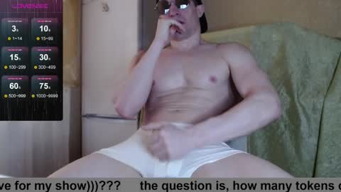 SexyMan online show from April 3, 1:40 pm