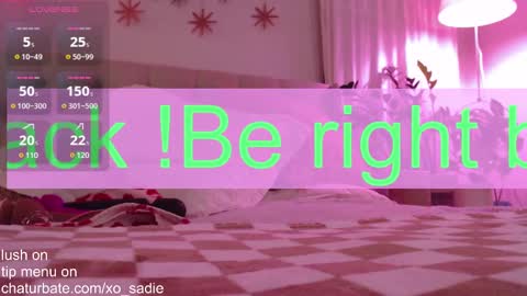 Xo Sadie online show from January 14, 7:06 am