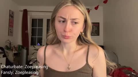 zoepleasing online show from February 12, 3:54 am